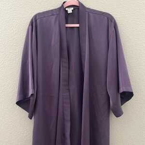 Belted Satin Kimono sz medium